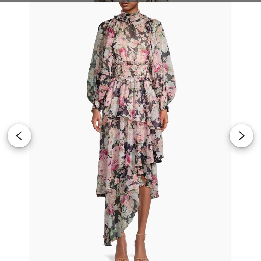 Elliatt Astrid Navy Floral Maxi Dress
